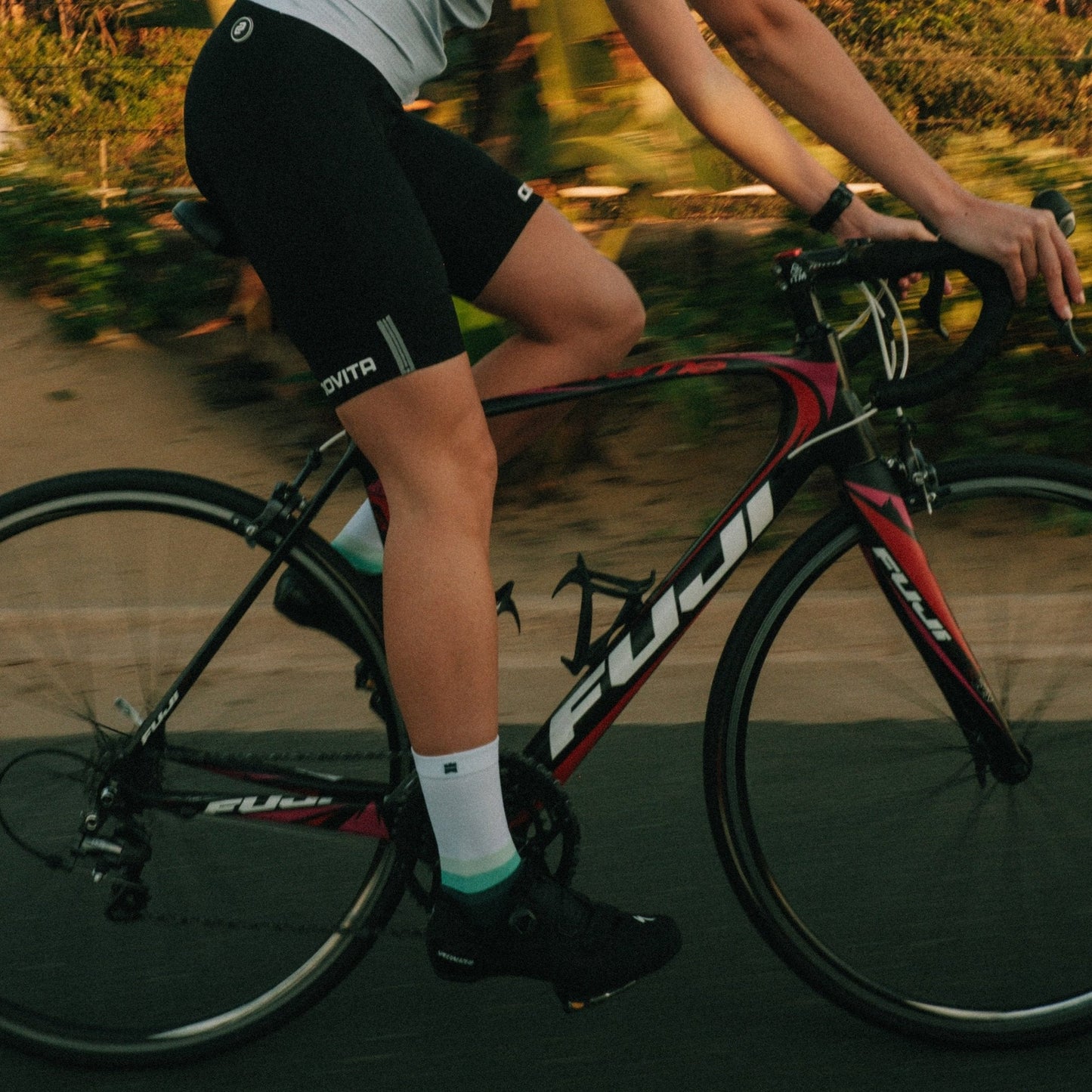 Green Fade Cycle Sock