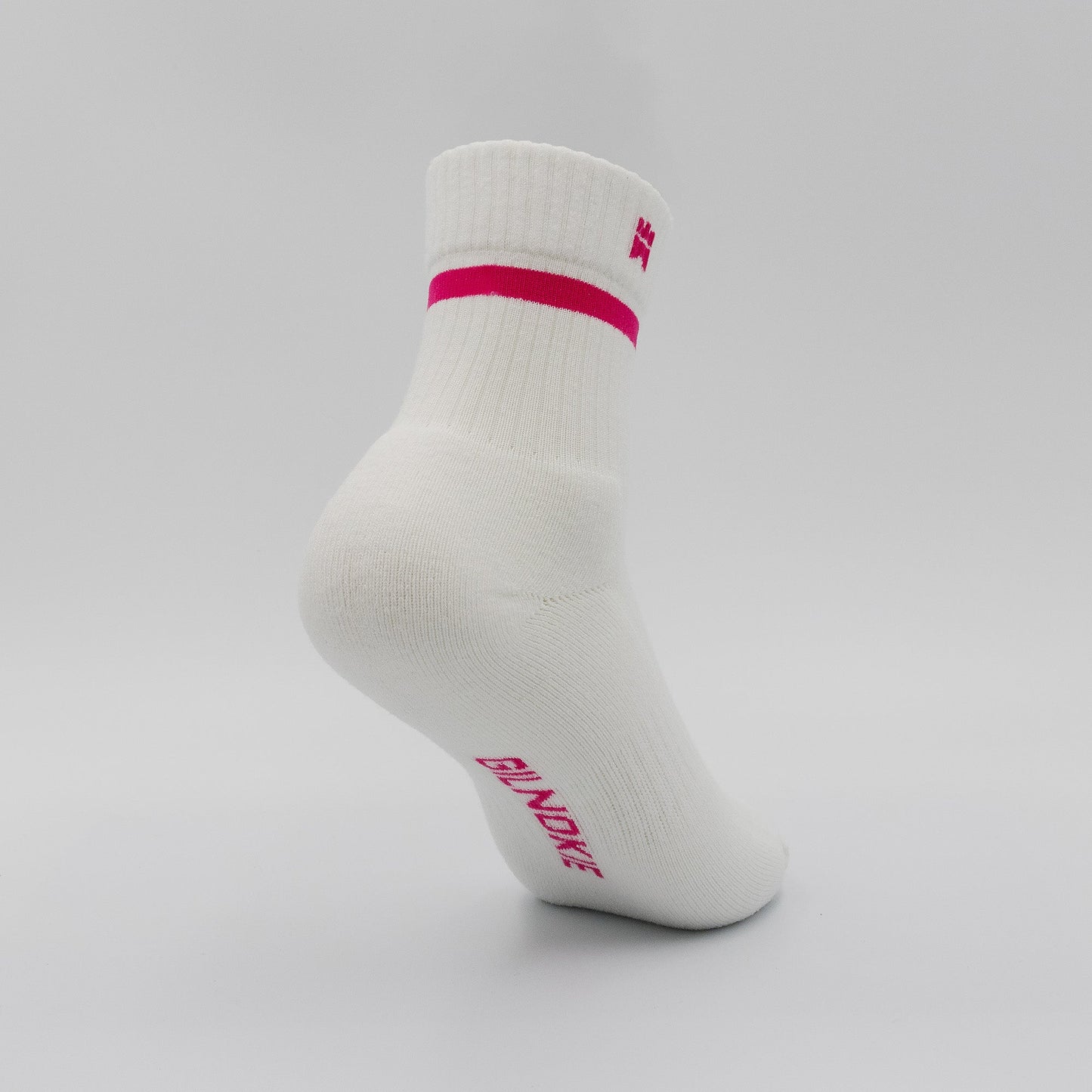 Striped Ribbed Trainer - Half-Crew Height Socks (3 Colours)