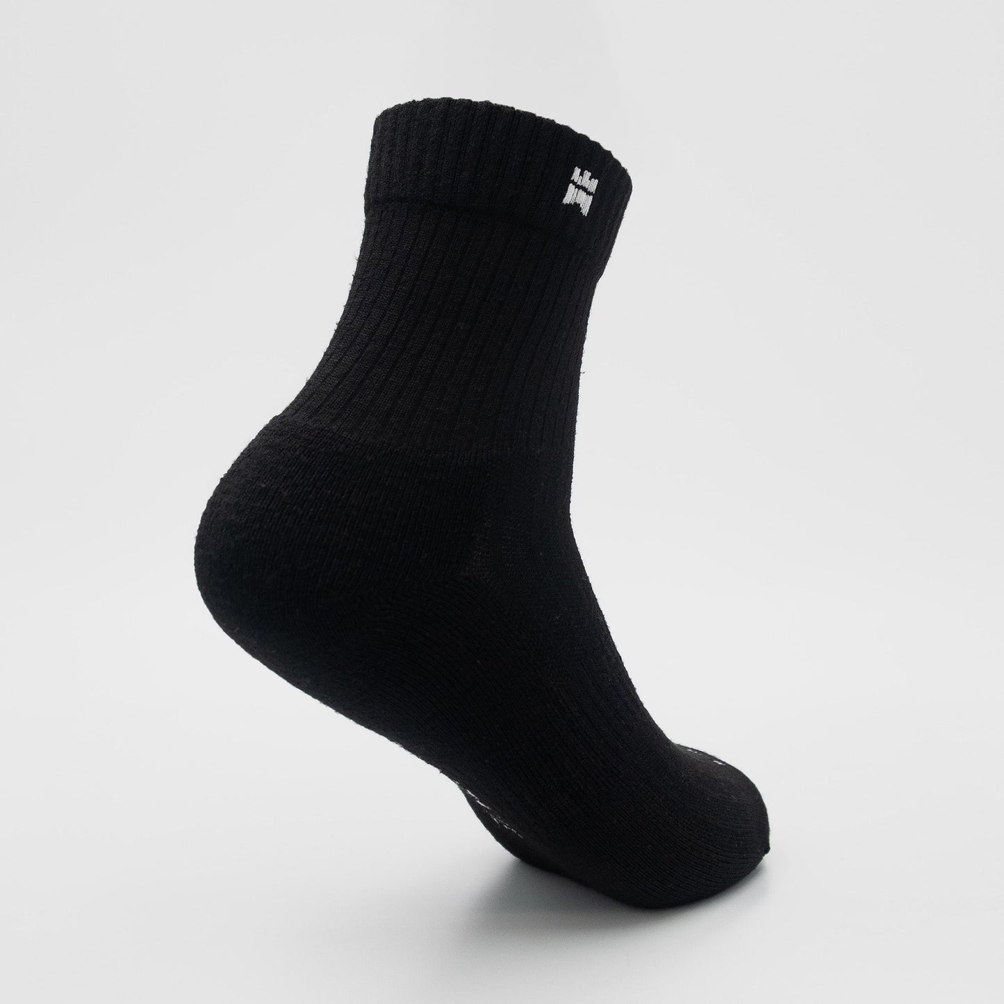 Ribbed Trainers - Half-Crew Height Socks (4 Colours)