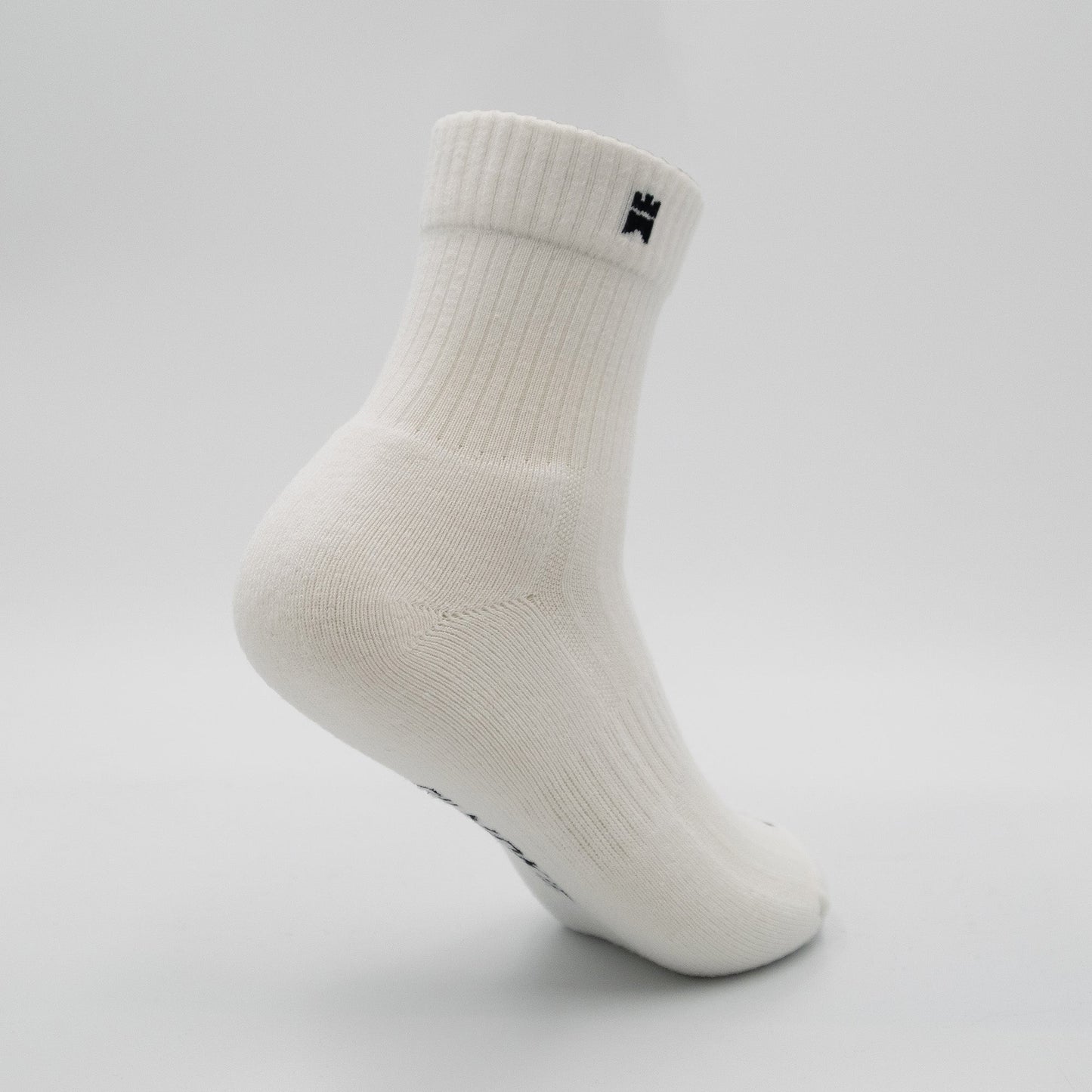 Ribbed Trainers - Half-Crew Height Socks (4 Colours)