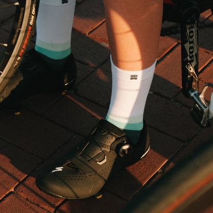 Green Fade Cycle Sock