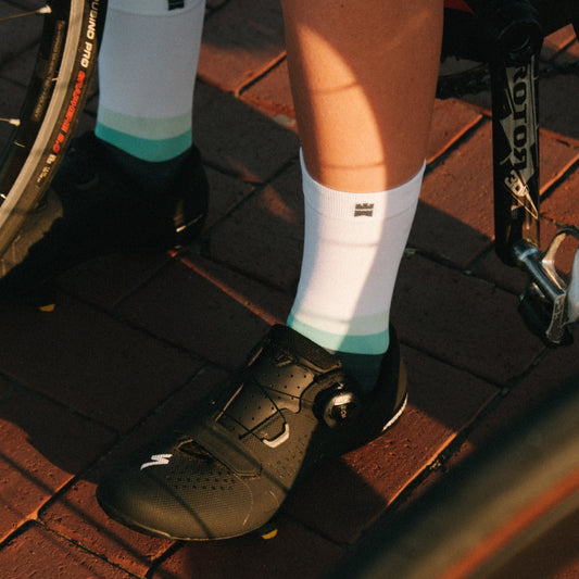 Green Fade Cycle Sock