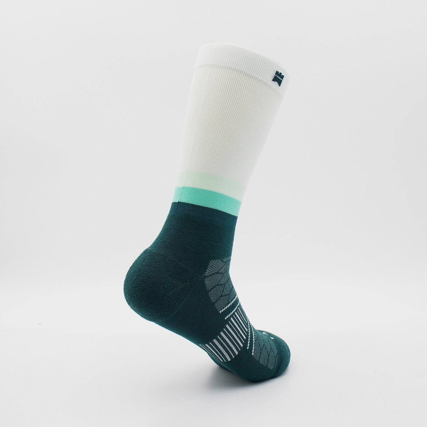 Green Fade Cycle Sock